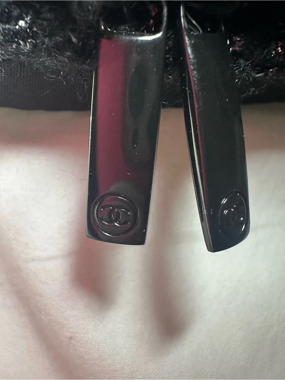 CHANEL Black Cosmetic Pouch